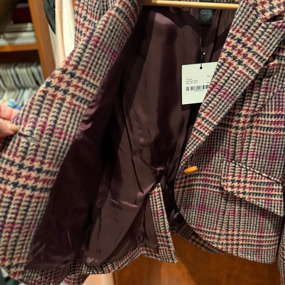 Smythe One Button Blazer, Sz 14 - Picture 8 of 12